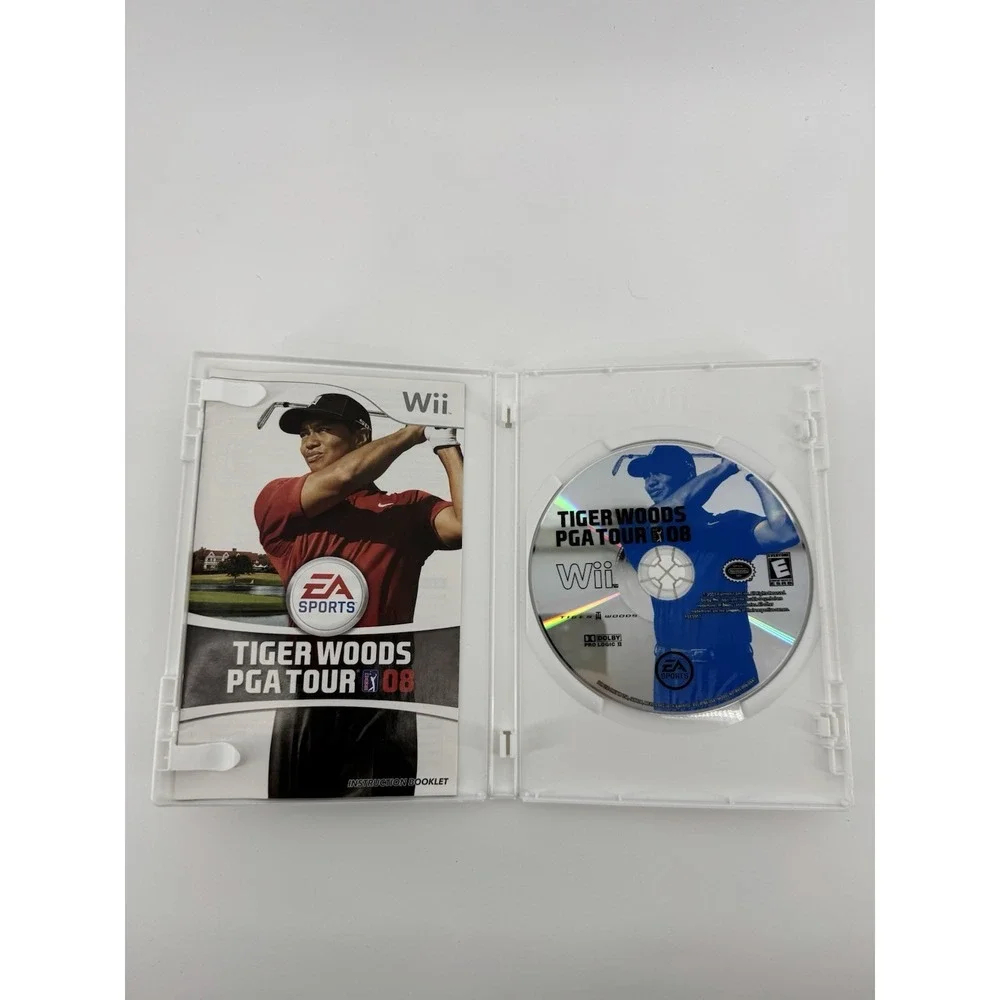 Tiger Woods PGA Tour 08 Nintendo Wii 2008 Complete With Manual EA‎ Sports